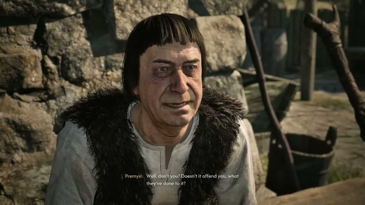 The Blood of Dawnwalker – Blasphemy: Speak with Premysl Dialogue Tree Gameplay Sequence (Gives Gift)