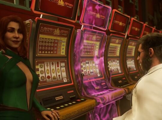 Marvel’s Wolverine – Roll The Dice: Look For a Distraction: Jean and Logan Play Slots “Jackpot!”