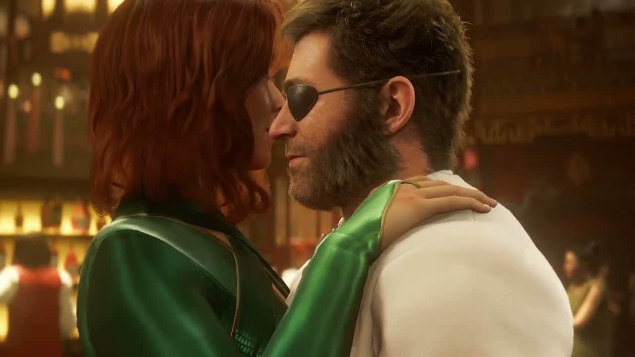 Marvel’s Wolverine – Roll The Dice: Accompany and Dance with Jean Grey | Eavesdrop | Kiss Cutscene