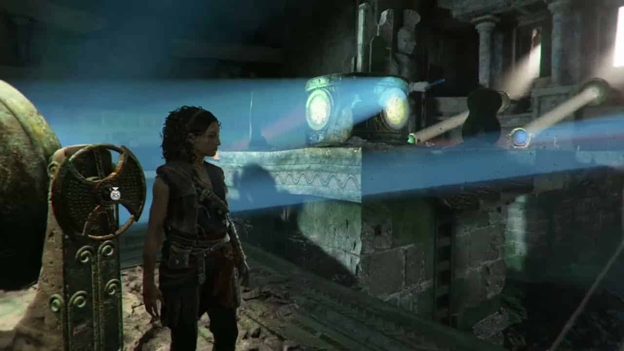 Resonance: A Plague Tale Legacy – 5 Desolation It Wrought: Red, Blue, Green Central Pillar Puzzle