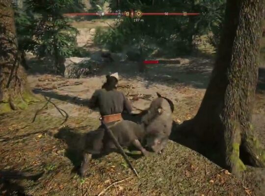 The Blood of Dawnwalker – Prologue: Fist Fight Stance: Fight Boars With Fists | Unblockable Attacks
