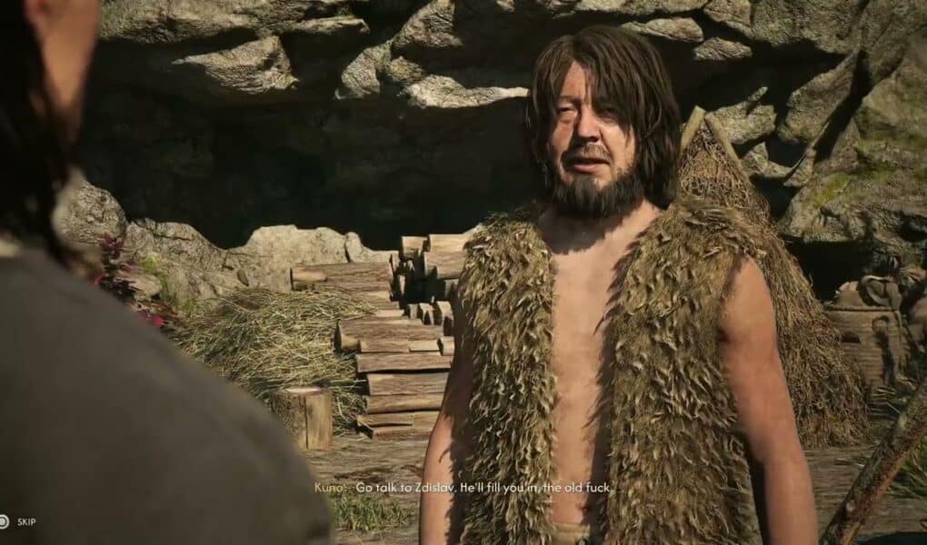 The Blood of Dawnwalker – Prologue: Coen Meets Runo By The River “Talk To Zdislav” (Pig Near Him)