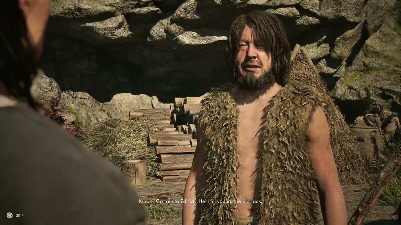 The Blood of Dawnwalker – Prologue: Coen Meets Runo By The River “Talk To Zdislav” (Pig Near Him)