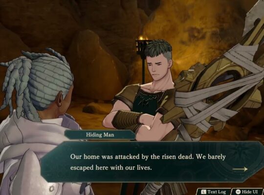 Fire Emblem: Fortune’s Weave – Prologue Chapter 2: Heretic’s Cave: Talk To Hiding Civilians
