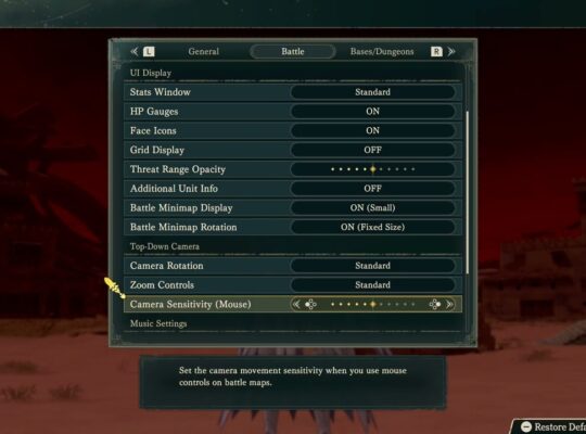 Fire Emblem: Fortune’s Weave – Default System Settings: General, Battle, Bases, Dungeons