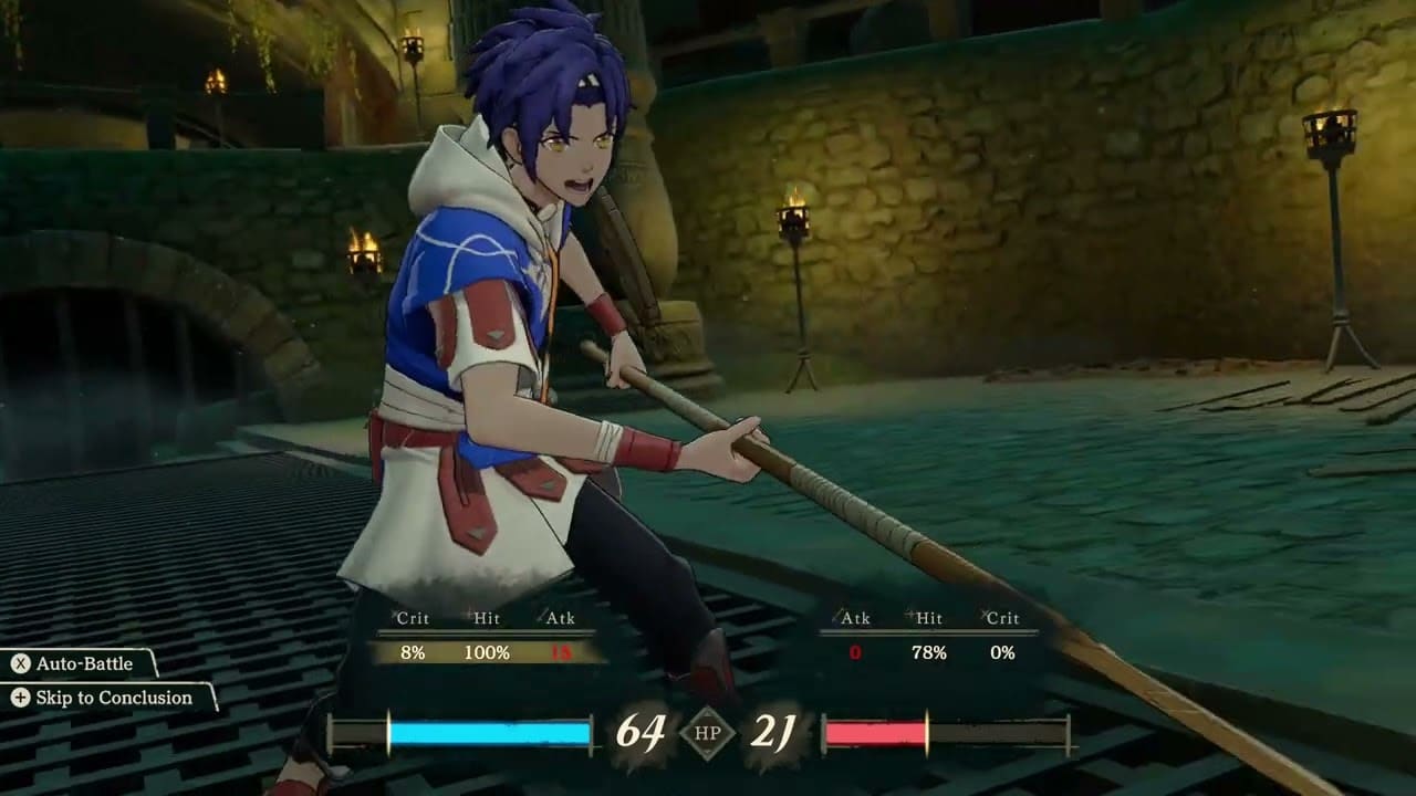 Fire Emblem: Fortune’s Weave – Part 1 Cai’s Path Chapter 2: Explore The Sewers: Rest, Shortcut