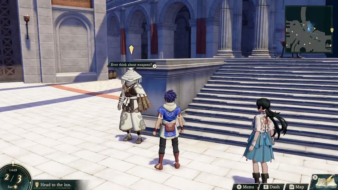 Fire Emblem: Fortune’s Weave – Part 1 Cai’s Path Chapter 2: Cai “Dad and That Guy” | Head To The Inn