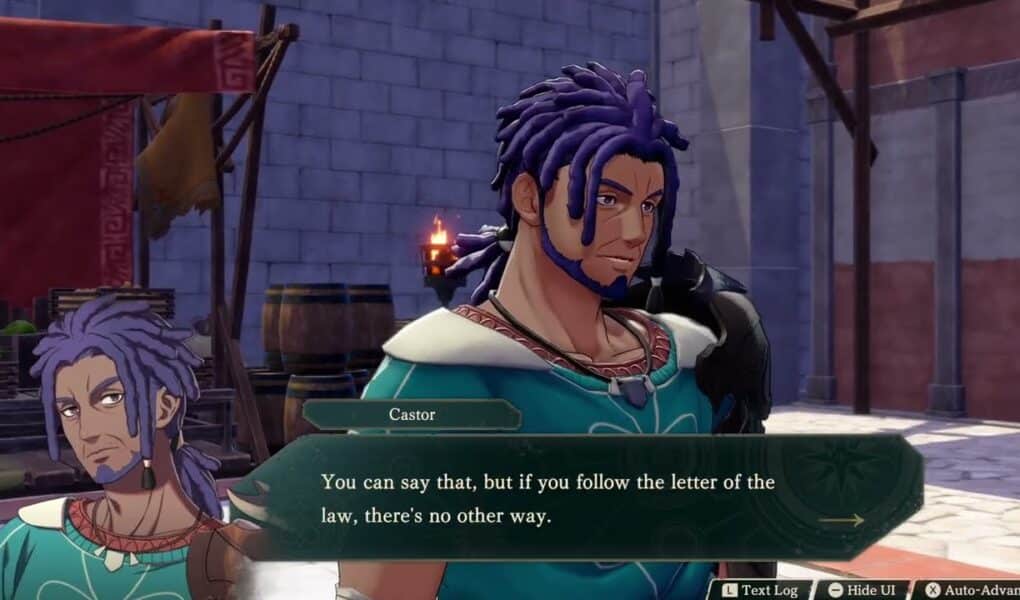 Fire Emblem: Fortune’s Weave – Part 1 Cai’s Path Chapter 2: Castor Talks To Centurio After 16 Years