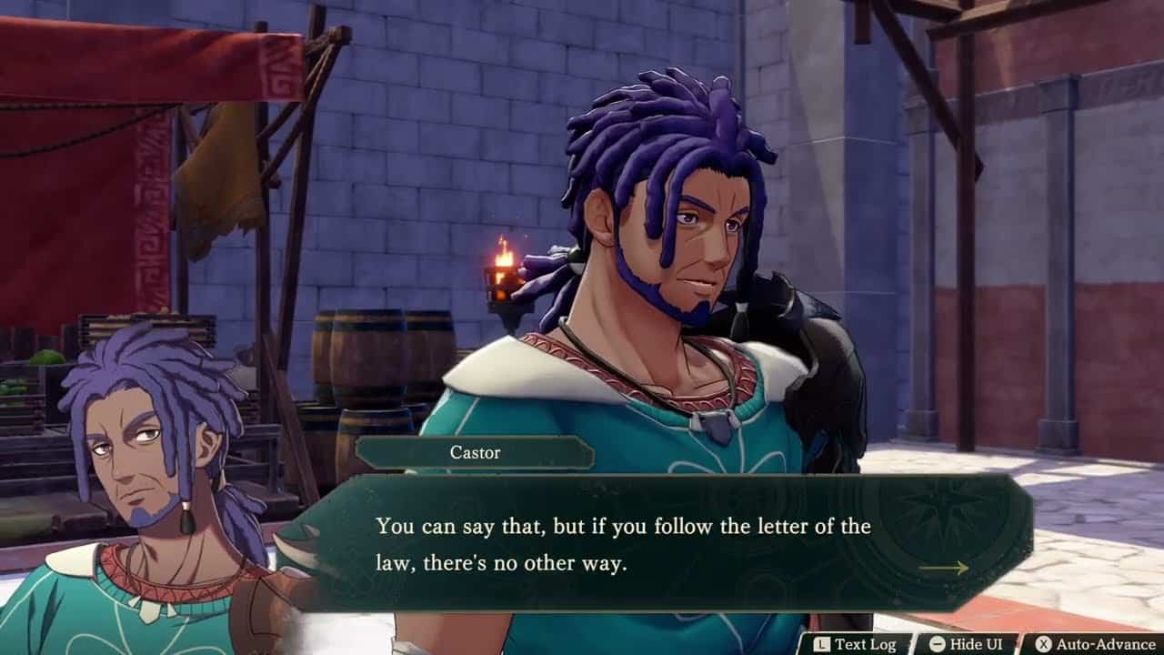 Fire Emblem: Fortune’s Weave – Part 1 Cai’s Path Chapter 2: Castor Talks To Centurio After 16 Years