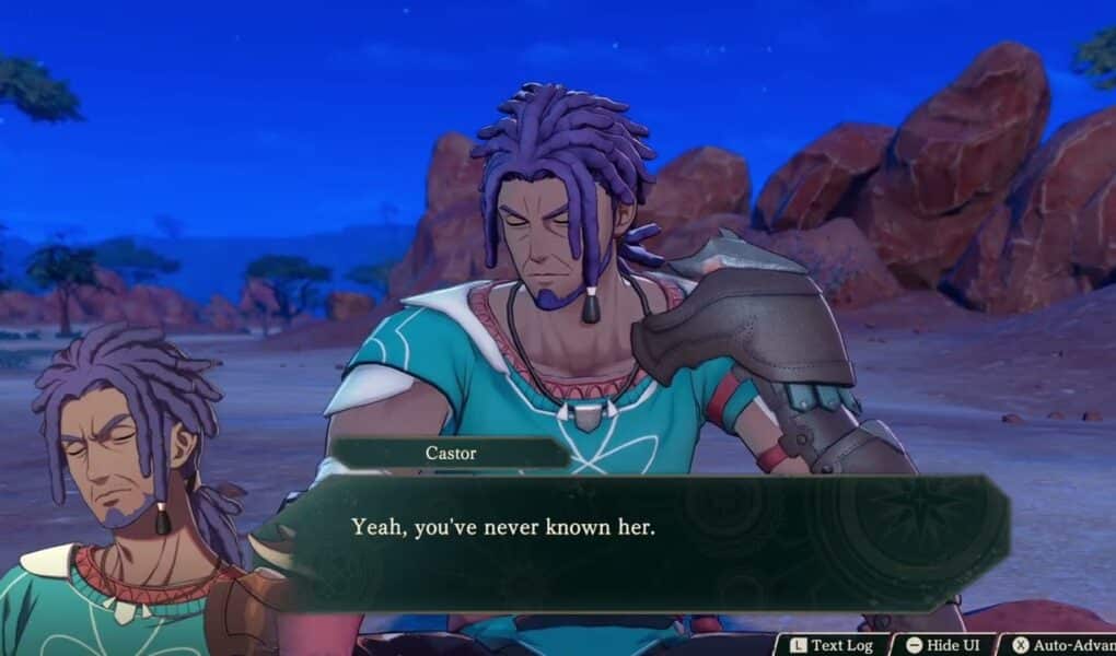 Fire Emblem: Fortune’s Weave – Part 1 Cai’s Path Chapter 2: Talk To Castor About His Death Sentence