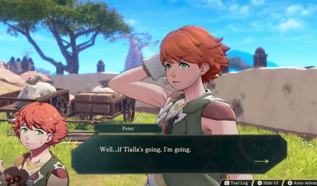 Fire Emblem: Fortune’s Weave – Part 1 Cai’s Path Chapter 2: Castor, Cai, Tialla & Peter Leave Scene