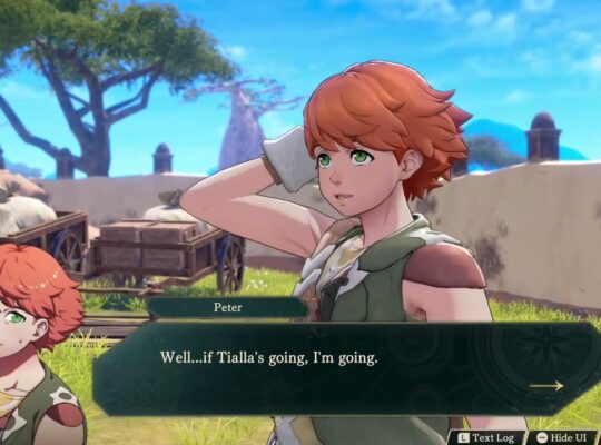 Fire Emblem: Fortune’s Weave – Part 1 Cai’s Path Chapter 2: Castor, Cai, Tialla & Peter Leave Scene