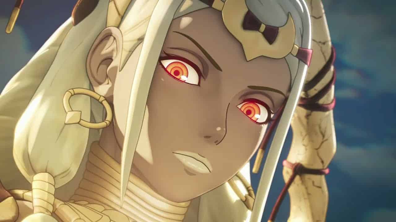 Fire Emblem: Fortune’s Weave – Part 1 Cai’s Path Chapter 3: Queen Theodora Punches Cai Cutscene