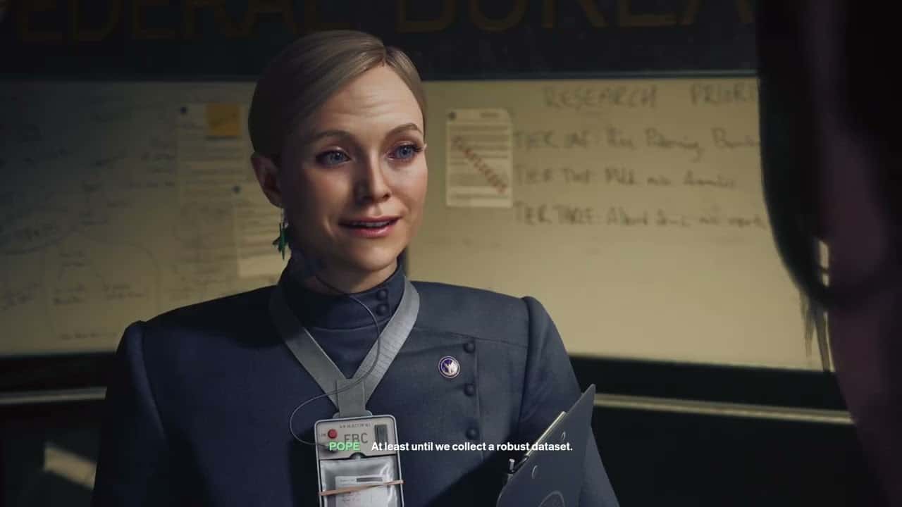 Control Resonant – Welcome To Manhattan: Dylan Faden Meets Emily Pope Cutscene | Dialogue Tree
