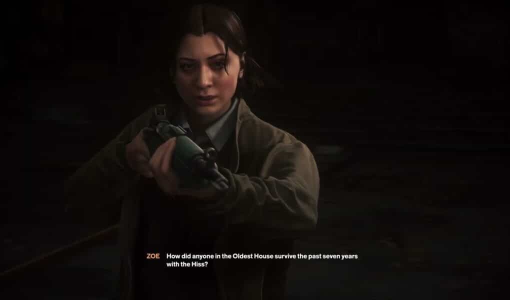 Control Resonant – Orientation: The Gap: Exit The Gap: Talk with Zoe “I Won’t Hurt You” Cutscene