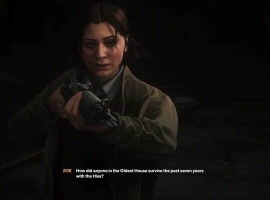 Control Resonant – Orientation: The Gap: Exit The Gap: Talk with Zoe “I Won’t Hurt You” Cutscene