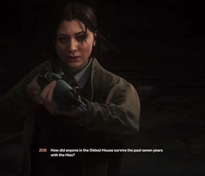 Control Resonant – Orientation: The Gap: Exit The Gap: Talk with Zoe “I Won’t Hurt You” Cutscene
