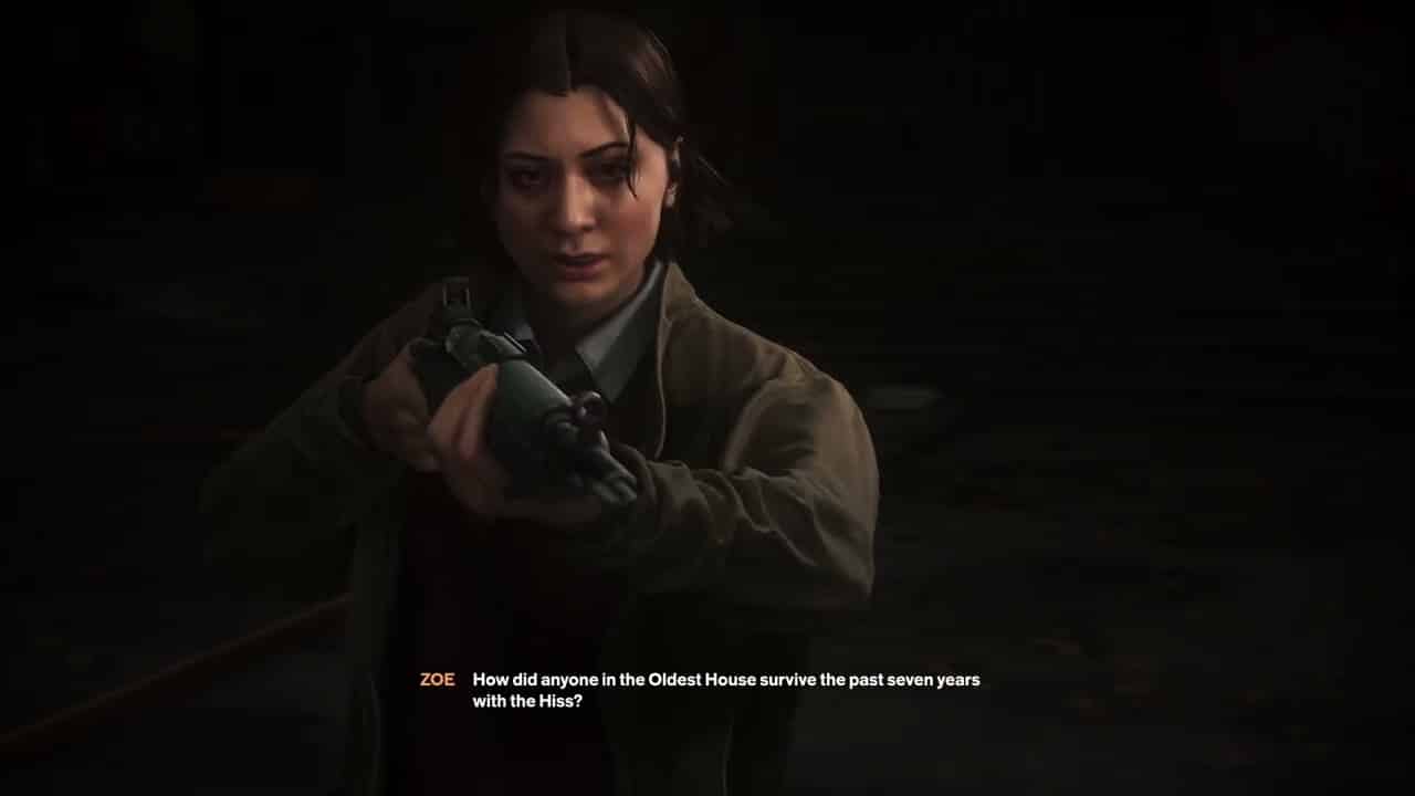 Control Resonant – Orientation: The Gap: Exit The Gap: Talk with Zoe “I Won’t Hurt You” Cutscene