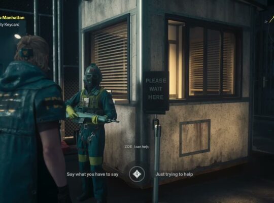 Control Resonant – Welcome To Manhattan: Reach FBC Office: Talk With Gate Guards (Zoe Intervenes)