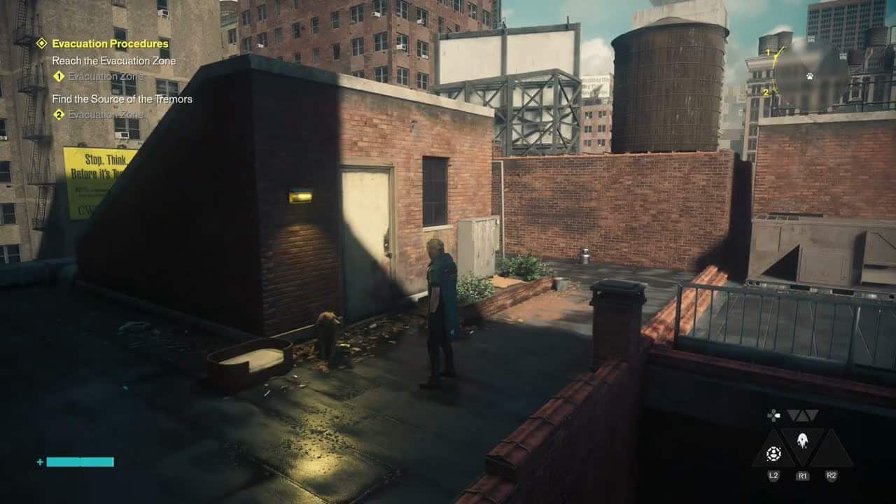 Control Resonant – Evacuation Procedures: Mysterious Dog Location On Central Rooftop