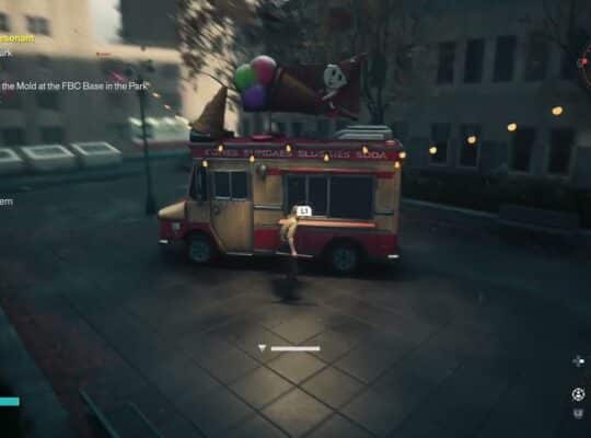 Control Resonant – Central: Ice Cream Truck Vender: Buy a Reset Item