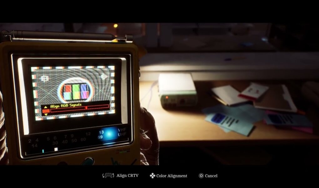 Silent Hill: Townfall – Part 1 Arrival: Pharmacy: CRT Fine Tuning: Align CRTV and Color Alignment