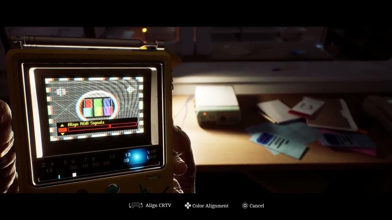 Silent Hill: Townfall – Part 1 Arrival: Pharmacy: CRT Fine Tuning: Align CRTV and Color Alignment