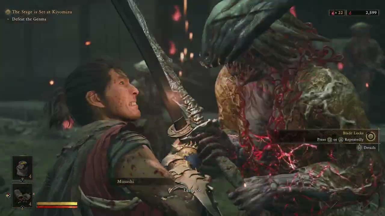 Onimusha: WoTS – The Stage Is Set at Kiyomizu: Genma Threads 2/2 | The Two Celestials Location