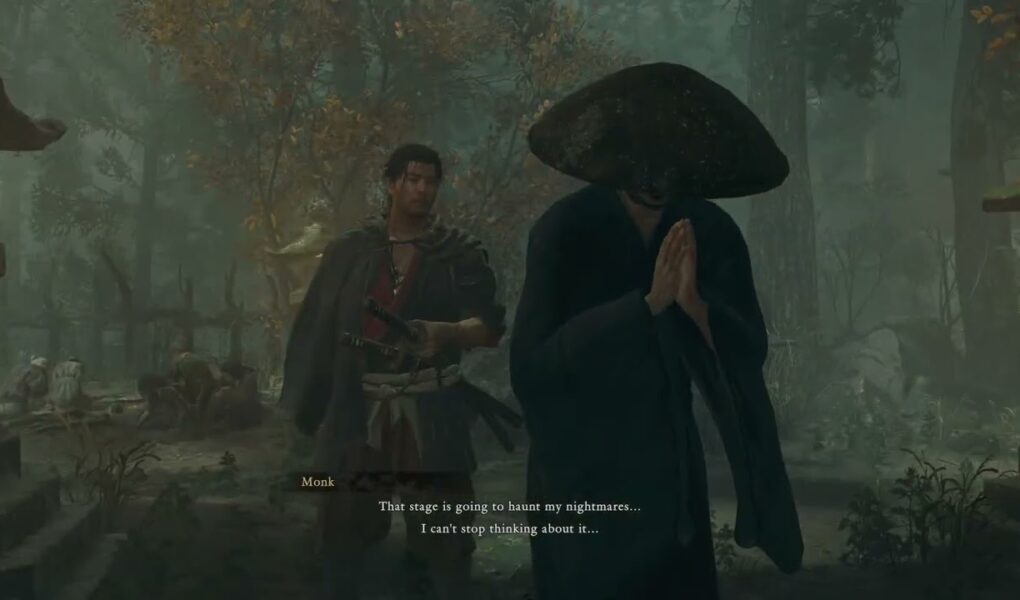 Onimusha: WoTS – The Stage Is Set at Kiyomizu: Talk To Gate Keeper | Priest Cutscene | Select Item