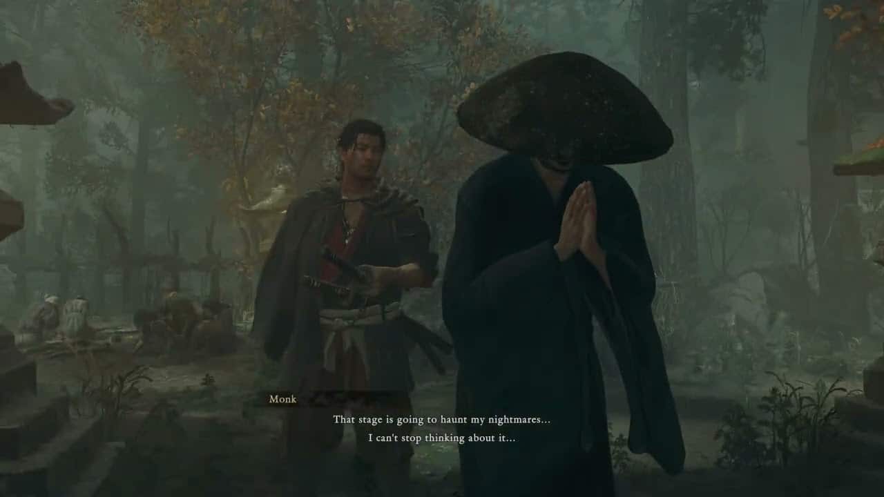 Onimusha: WoTS – The Stage Is Set at Kiyomizu: Talk To Gate Keeper | Priest Cutscene | Select Item