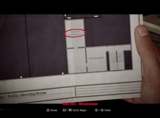 Silent Hill: Townfall – Part 5 Richard: Reach The Gallery Meeting Room: Projector Slides Location