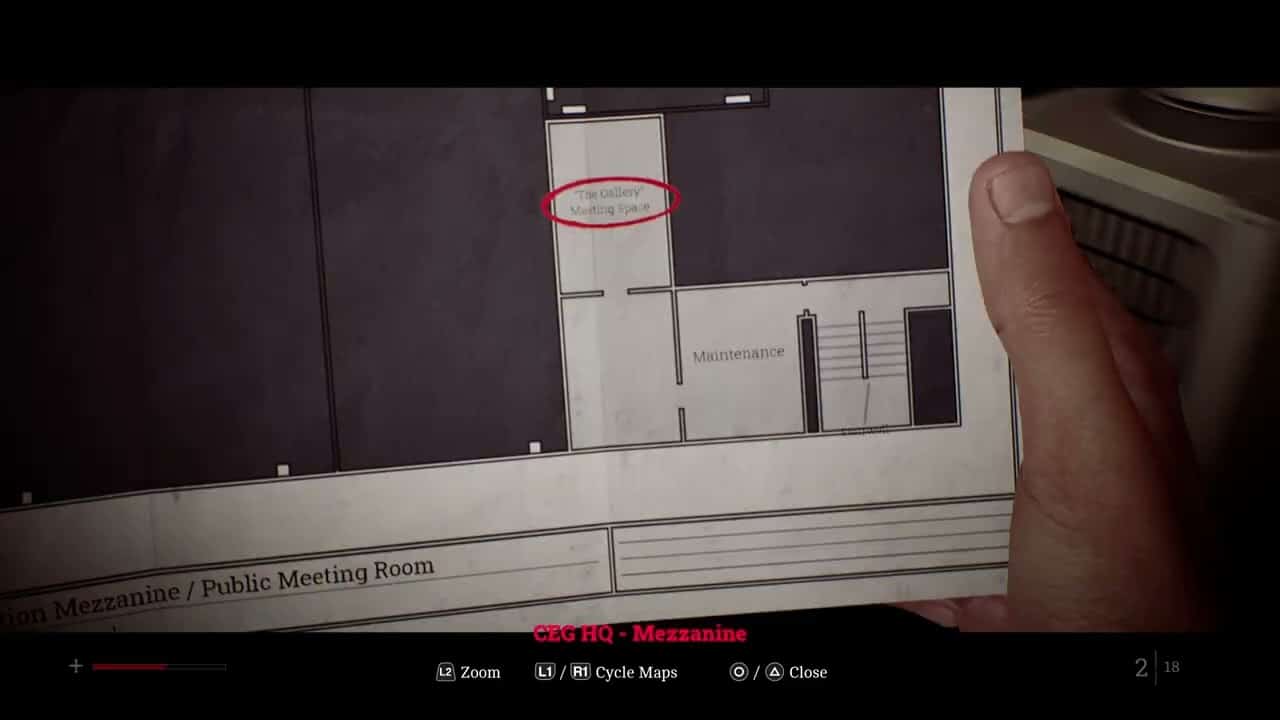 Silent Hill: Townfall – Part 5 Richard: Reach The Gallery Meeting Room: Projector Slides Location