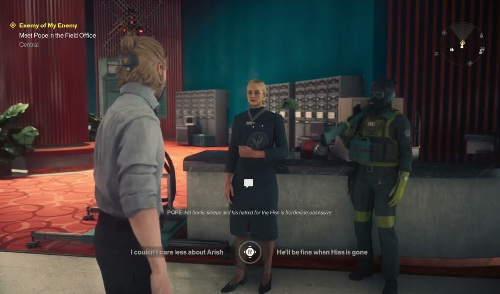 Control Resonant – Enemy of My Enemy: Meet Emily Pope In The Field Office: Dialogue Tree Choices