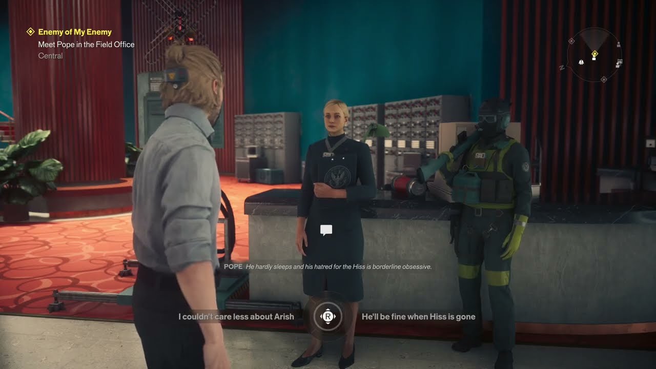 Control Resonant – Enemy of My Enemy: Meet Emily Pope In The Field Office: Dialogue Tree Choices