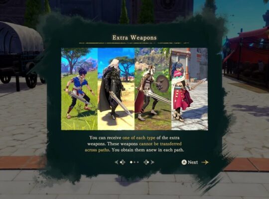 Fire Emblem: Fortune’s Weave – Part 1 Cai’s Path Chapter 3: Begin Free Time – Message (Time Rules)