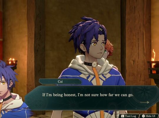 Fire Emblem: Fortune’s Weave – Part 1 Cai’s Path Chapter 4: Cai Talks To Castor While Incarcerated