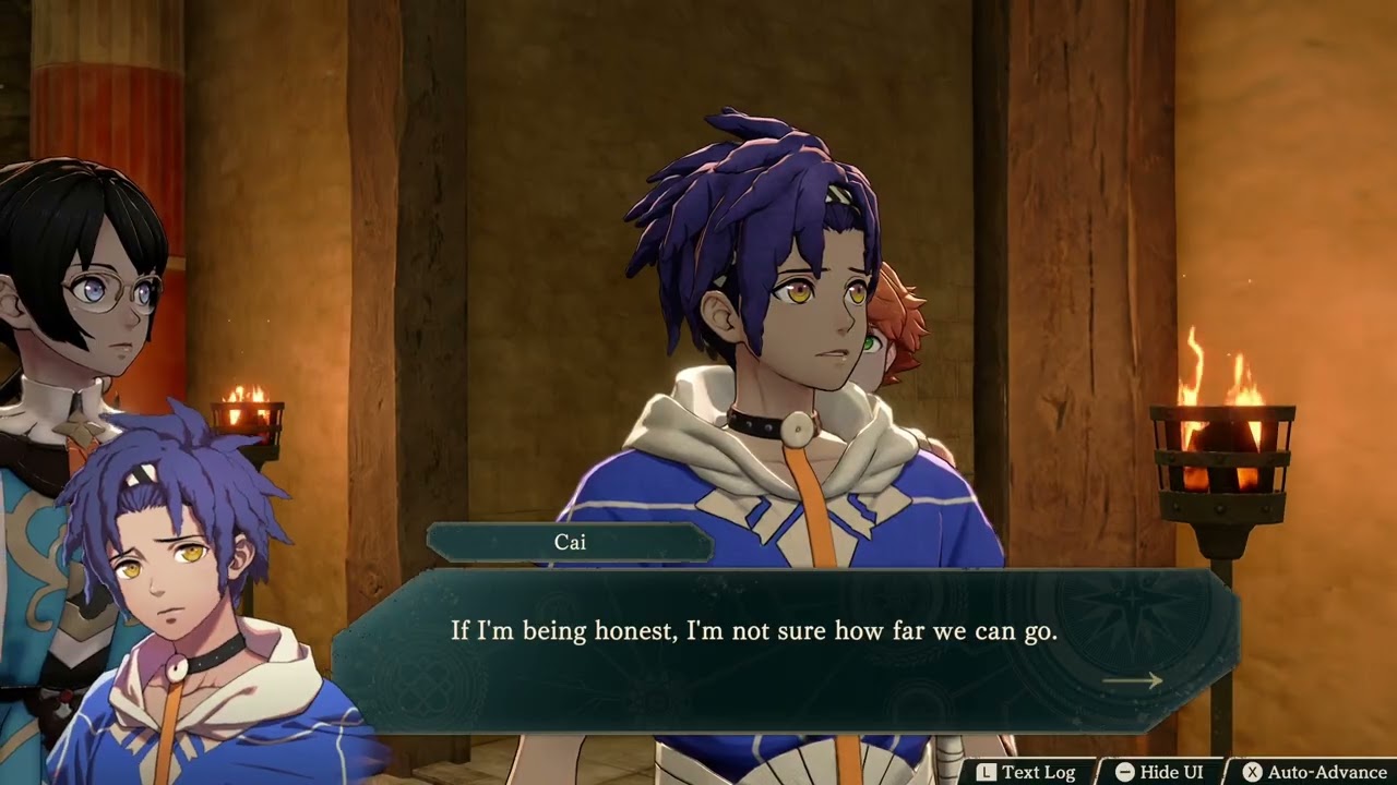 Fire Emblem: Fortune’s Weave – Part 1 Cai’s Path Chapter 4: Cai Talks To Castor While Incarcerated