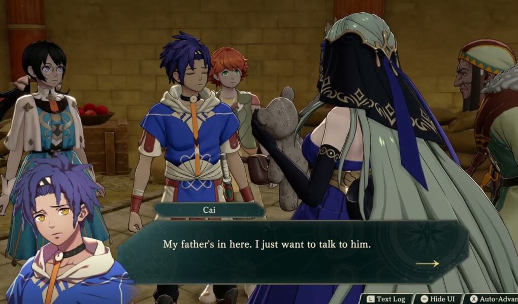 Fire Emblem: Fortune’s Weave – Part 1 Cai’s Path Chapter 4: Cai Meets Gabriel and Iliana Cutscene