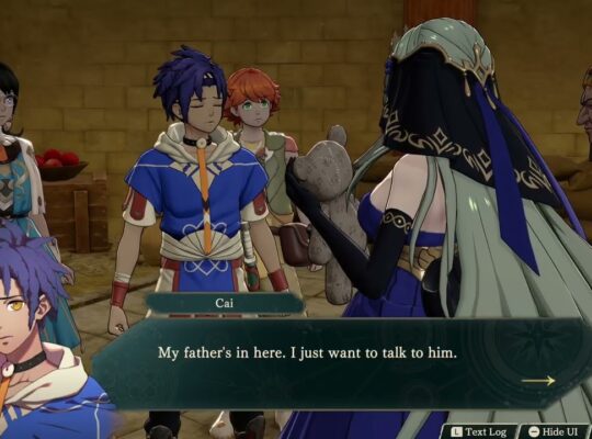 Fire Emblem: Fortune’s Weave – Part 1 Cai’s Path Chapter 4: Cai Meets Gabriel and Iliana Cutscene