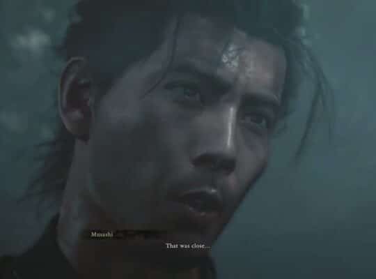 Onimusha: WoTS – Prologue: Miyamoto Musashi Escapes Yoshioka Supporters “That Was Close” Cutscene