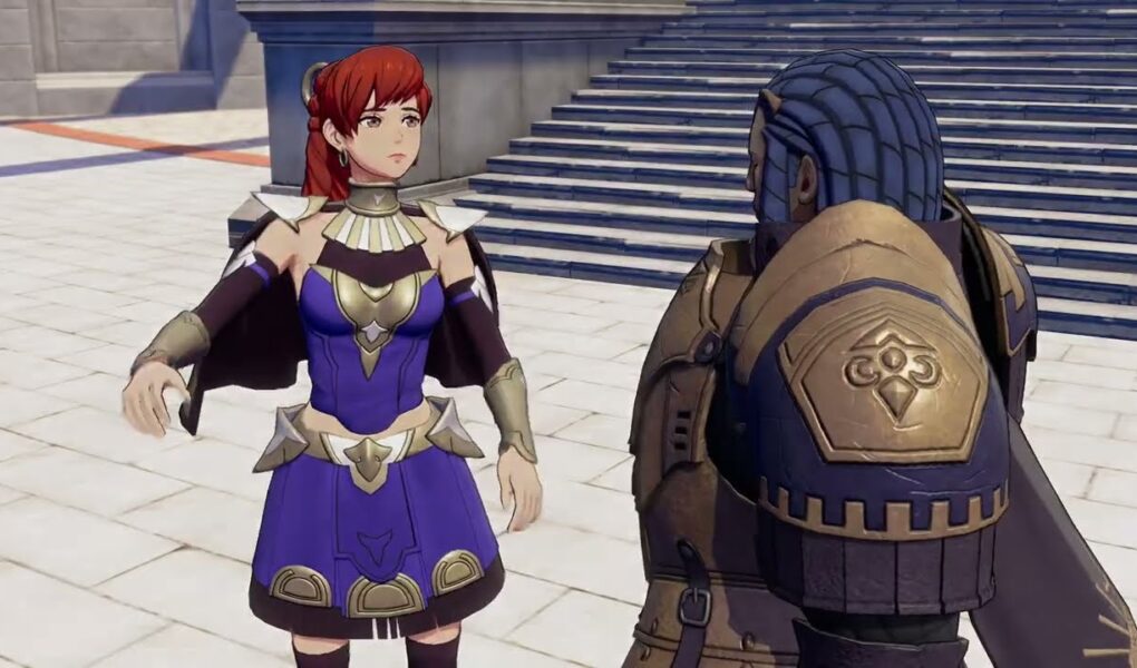 Fire Emblem: Fortune’s Weave – Part 1 Cai’s Path Chapter 3: Talk To Goliath “Ribeira Winds” Cutscene