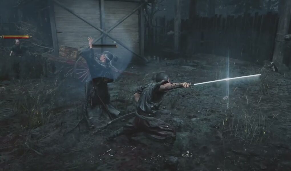 Onimusha: WoTS – Prologue: Defeat All Yoshioka: Switch Lock On Target | Use Objects Around You
