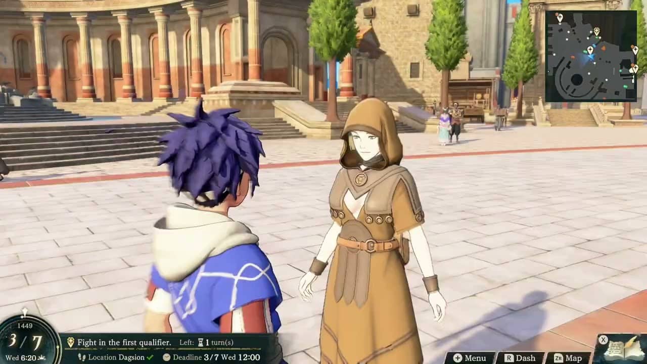 Fire Emblem: Fortune’s Weave – Part 1 Cai’s Path Chapter 4: Complete – Knowing More About Him Quest
