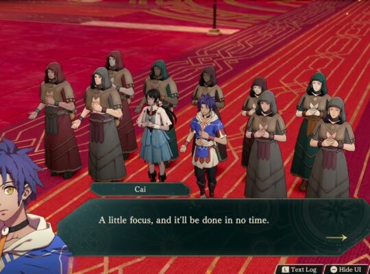 Fire Emblem: Fortune’s Weave – P 1 Cai’s Path Ch 5: Find Fellowship at The Temples: Temple Service