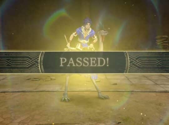 Fire Emblem: Fortune’s Weave – P 1 Cai’s Path Ch 5: Take a Certification Exam: Ornius Rider Class