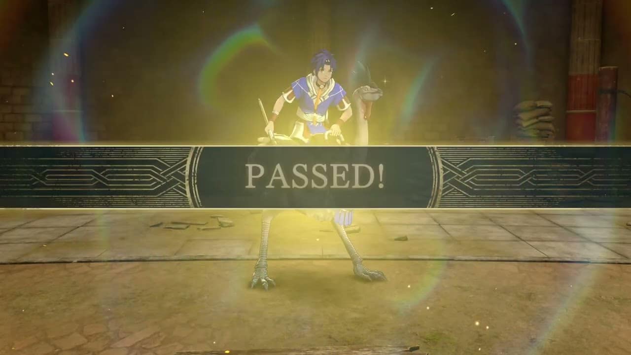 Fire Emblem: Fortune’s Weave – P 1 Cai’s Path Ch 5: Take a Certification Exam: Ornius Rider Class