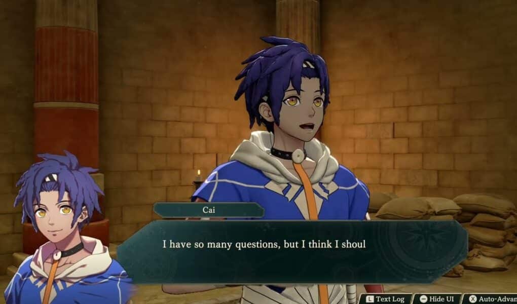 Fire Emblem: Fortune’s Weave – P 1 Cai’s Path Ch 5: Iliana Watches – Cai “That Axe” (Sothis Vision)