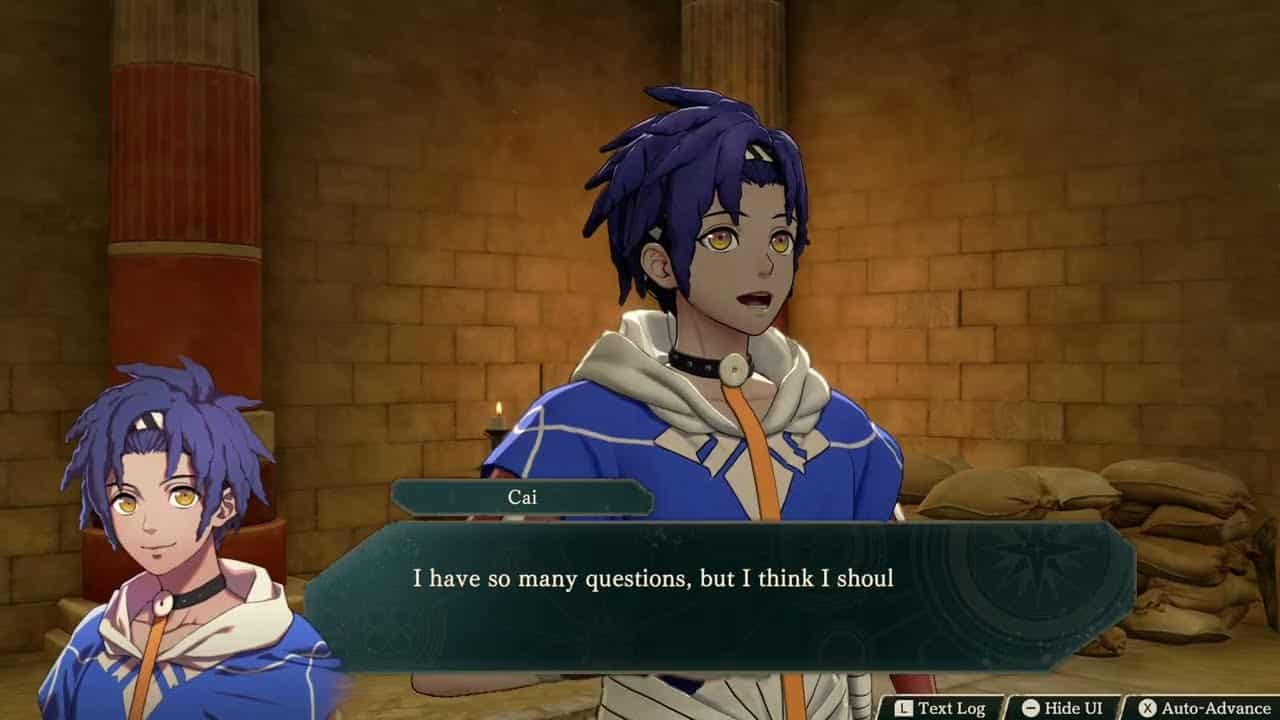 Fire Emblem: Fortune’s Weave – P 1 Cai’s Path Ch 5: Iliana Watches – Cai “That Axe” (Sothis Vision)