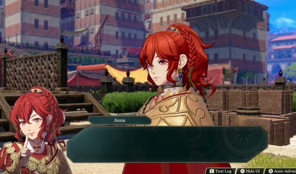 Fire Emblem: Fortune’s Weave – P 1 Cai’s Path Ch 5: Anna Congrats Ribeira Winds On The Win Cutscene
