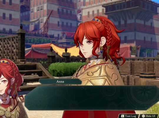 Fire Emblem: Fortune’s Weave – P 1 Cai’s Path Ch 5: Anna Congrats Ribeira Winds On The Win Cutscene